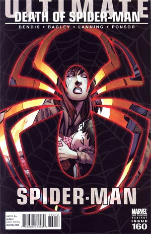 Ultimate Comics Spider-Man #160 Cover I 2nd Ptg Mark Bagley Variant Cover (Death Of Spider-Man Tie-In)