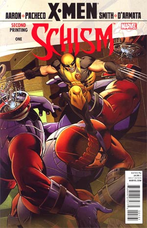 X-Men Schism #1 Cover G 2nd Ptg Wolverine Variant Cover