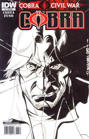 Cobra #3 Incentive David Williams Sketch Cover (Cobra Civil War Tie-In)