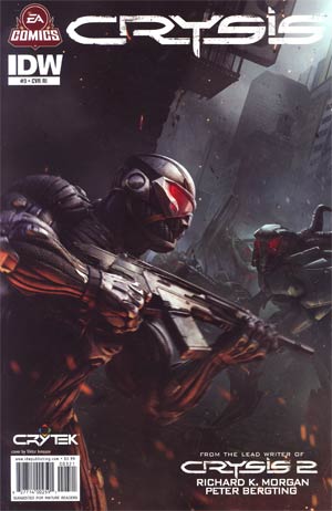 Crysis #3 Incentive Crysis 2 Concept Art Team Variant Cover