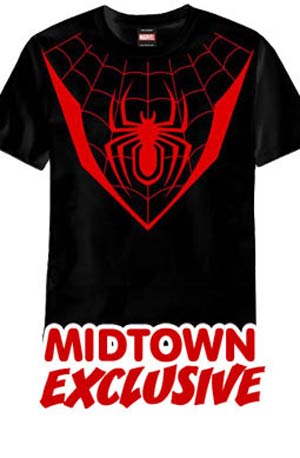 Ultimate Spider-Man Symbol Fall Out 4 Midtown Exclusive T-Shirt Large
