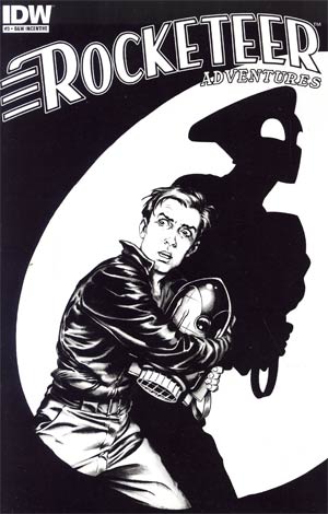 Rocketeer Adventures #3 Cover D Incentive Black & White Edition