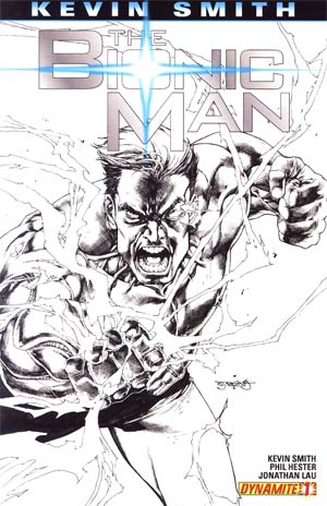 Bionic Man #1 Incentive Stephen Segovia Sketch Cover