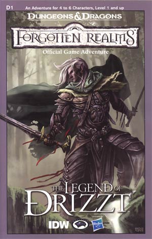 Dungeons & Dragons Legend Of Drizzt Neverwinter Tales #1 Cover C Incentive Playable Module Edition