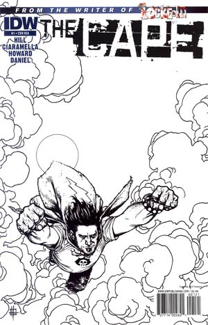 Joe Hills The Cape #1 Cover C Incentive Zach Howard Sketch Cover