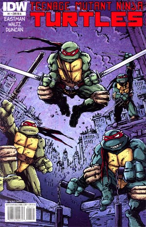 Teenage Mutant Ninja Turtles Vol 5 #1 Cover J Incentive Kevin Eastman Variant Cover