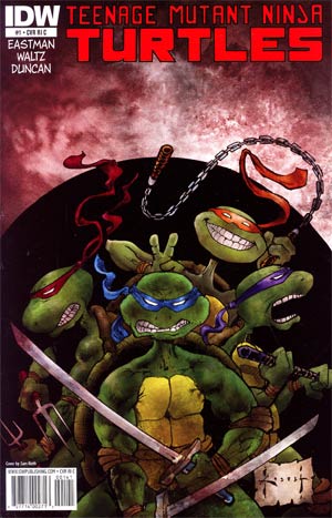 Teenage Mutant Ninja Turtles Vol 5 #1 Cover I Incentive Sam Kieth Variant Cover