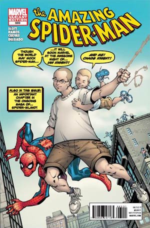 Amazing Spider-Man Vol 2 #669 Cover E Midtown Exclusive Youre Spider-Man Todd Nauck Variant Cover (Spider-Island Tie-In)