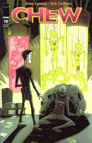 Chew #19 Cover B SDCC Exclusive Glow-In-The-Dark Variant Cover