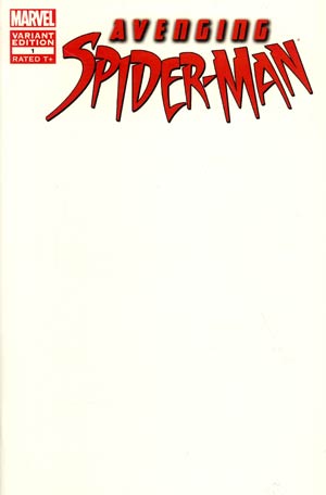 Avenging Spider-Man #1 Cover C Variant Blank Cover With Polybag