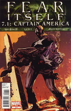 Fear Itself #7.1 Cover A Captain America Regular Butch Guice Cover (Shattered Heroes Tie-In)