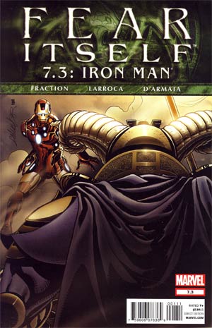 Fear Itself #7.3 Cover A Iron Man Regular Salvador Larroca Cover (Shattered Heroes Tie-In)