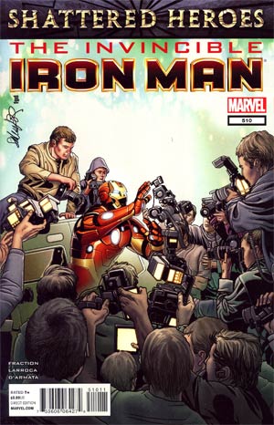 Invincible Iron Man #510 Cover A Regular Salvador Larroca Cover (Shattered Heroes Tie-In)