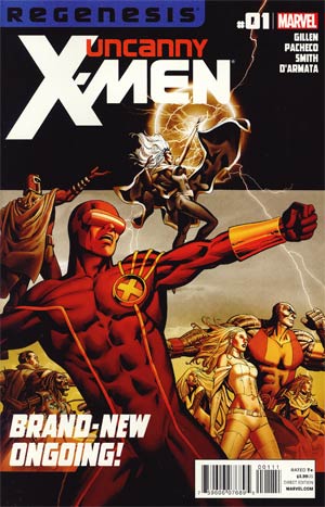 Uncanny X-Men Vol 2 #1 Cover A 1st Ptg Regular Carlos Pacheco Cover (X-Men Regenesis Tie-In)
