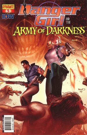 Danger Girl And The Army Of Darkness #5 Cover A Regular Paul Renaud Cover