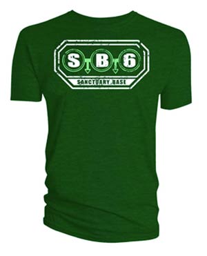 Doctor Who Sanctuary Base Green T-Shirt Large