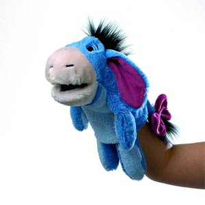 Gund Winnie The Pooh Full Body Plush Puppet - Eeyore