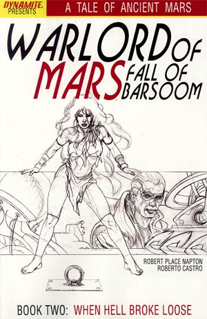 Warlord Of Mars Fall Of Barsoom #2 Incentive Joe Jusko Sketch Cover