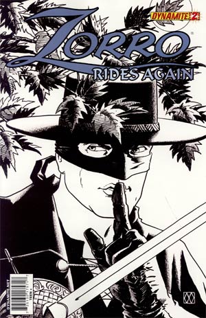 Zorro Rides Again #2 Incentive Matt Wagner Sketch Cover