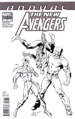 New Avengers Vol 2 Annual #1 Cover C Incentive Marvel Architects Sketch Cover