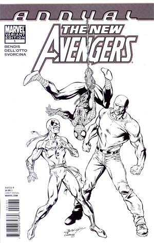 New Avengers Vol 2 Annual #1 Incentive Marvel Architects Sketch Cover