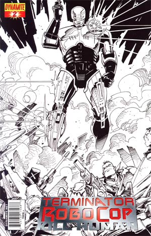 Terminator Robocop Kill Human #2 Cover D Incentive Walt Simonson Sketch Cover