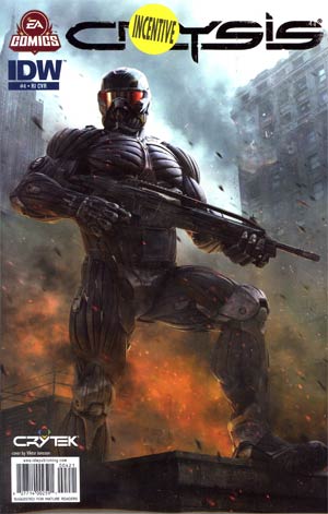 Crysis #4 Incentive Crysis 2 Concept Art Team Variant Cover