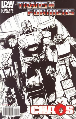 Transformers Vol 2 #25 Cover C Incentive Brendan Cahill Sketch Cover