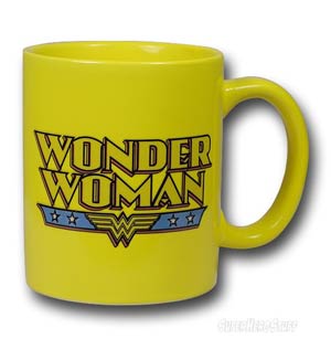 DC Comics Wonder Woman Logo Yellow Mug