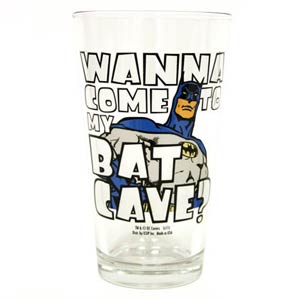 DC Comics Batman Come To My Batcave Pint Glass