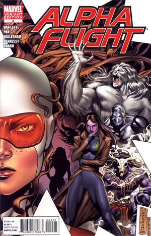 Alpha Flight Vol 4 #4 Cover B Incentive Dale Eaglesham Variant Cover (Fear Itself Tie-In) 