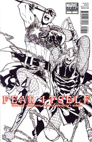 Fear Itself #6 Cover C Incentive Marvel Architects Sketch Cover