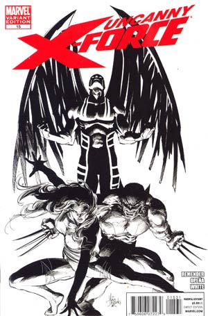 Uncanny X-Force #15 Cover B Incentive Marvel Architects Sketch Cover