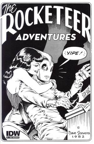 Rocketeer Adventures #4 Cover D Incentive Black & White Edition