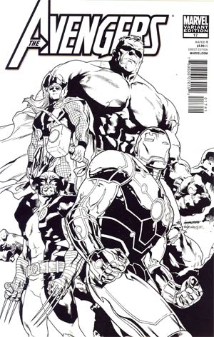 Avengers Vol 4 #17 Cover C Incentive Marvel Architects Sketch Cover (Fear Itself Tie-In)