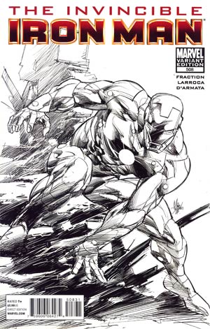 Invincible Iron Man #508 Cover C Incentive Marvel Architects Sketch Cover (Fear Itself Tie-In)