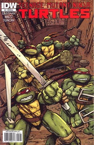 Teenage Mutant Ninja Turtles Vol 5 #2 Cover D Incentive Kevin Eastman Variant Cover