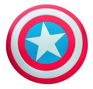 Captain America Deluxe 23-Inch Metal Shield