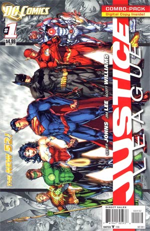 Justice League Vol 2 #1 Cover H Combo Pack With Polybag 2nd Ptg
