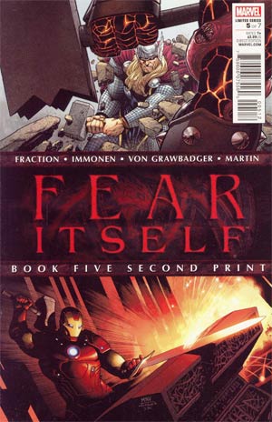 Fear Itself #5 Cover D 2nd Ptg Steve McNiven Variant Cover