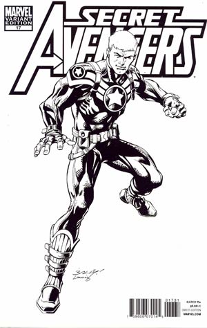 Secret Avengers #17 Incentive Marvel Architects Sketch Cover