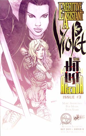 Executive Assistant Violet #3 Cover B Incentive Pop Mhan Sketch Cover