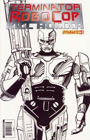 Terminator Robocop Kill Human #3 Cover D Incentive Walter Simonson Sketch Cover