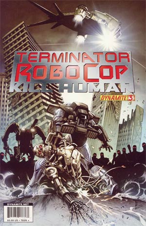 Terminator Robocop Kill Human #3 Cover B Regular Jonathan Lau Cover