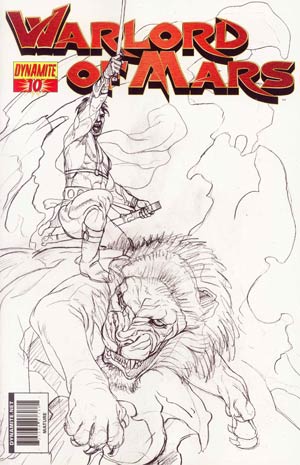 Warlord Of Mars #10 Cover D Incentive Joe Jusko Sketch Cover