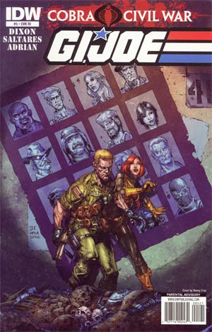 GI Joe Vol 5 #5 Incentive Danny Cruz Days Of Future Past Tribute Variant Cover (Cobra Civil War Tie-In)