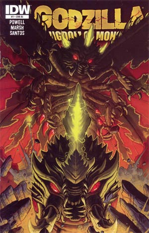 Godzilla Kingdom Of Monsters #7 Cover B Incentive Matt Frank Battra Variant Cover