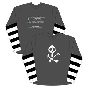 Tim Burton Toxic Boy Long Sleeve Shirt Large