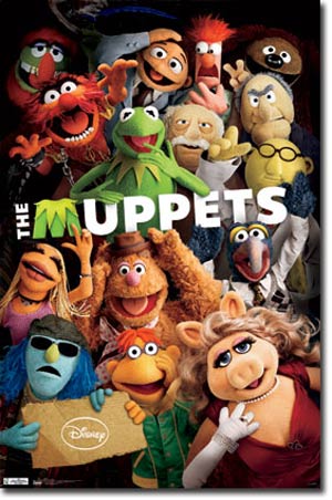 Muppets Movie Group Poster