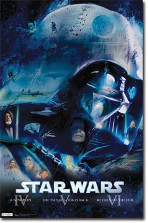 Star Wars Blu-ray Original Poster